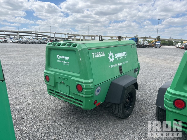 2015 Doosan P185WDO-T4F 185 cfm Mobile Air Compressor in Humble, Texas ...