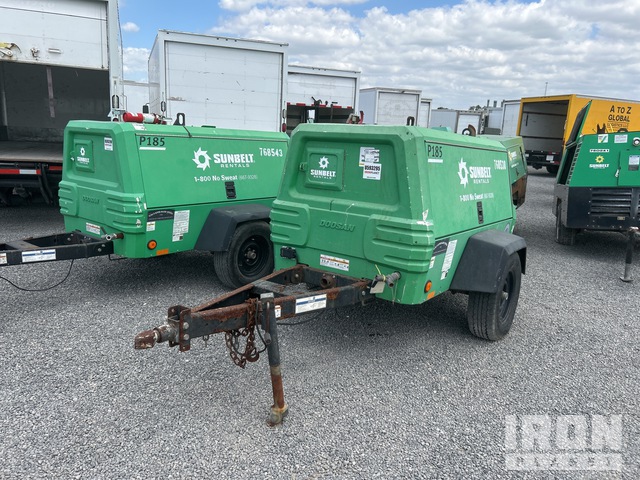 2015 Doosan P185WDO-T4F 185 cfm Mobile Air Compressor in Humble, Texas ...