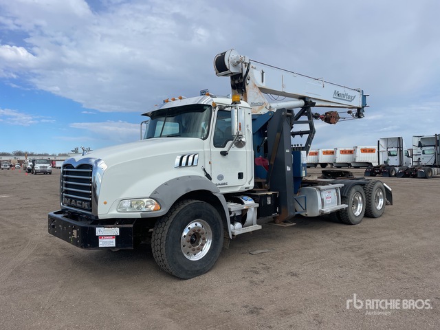 Manitex 2250 20000 lb Straight Boom on 2012 Mack GU813 6x4