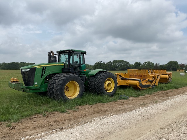 2019 John Deere 2112DC 4 Tire Hydraulic Pull Scraper