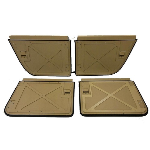 (4) Military Humvee Tactical Half Doors- Lower Half (Unused)