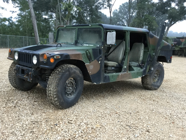 2002 AM General M1045A2 HMMWV 4 Door Hard Top w/Slant Back