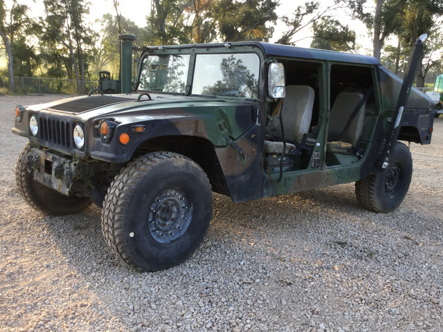 2001 AM General M1045A2 HMMWV 4 Door Hard Top w/Slant Back