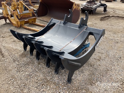 Accurate 72 in Q/C Excavator Rake - Fits 250 Series (Unused)