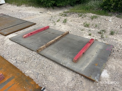 2023 Kit Containers 5 ft x 10 ft (1 in Thick) Road Steel Plates (Unused)
