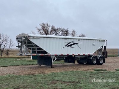 2009 Lode King 36 ft T/A Remolque de granos