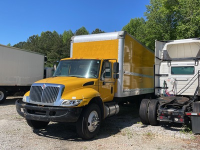 2017 International Durastar 4300 4x2 Moving Gesloten vrachtwagen (Inoperable)