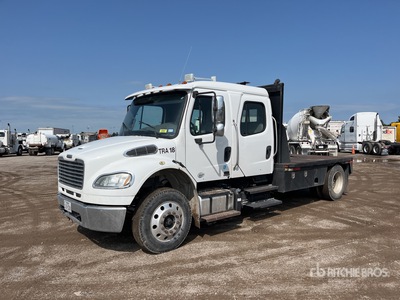 2012 Freightliner M2 106 4x2 Crew Cab Flatbed Truck