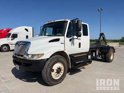 2011 International 4300 Dura Star Hybrid 4x2 Extended Cab Hooklift Truck