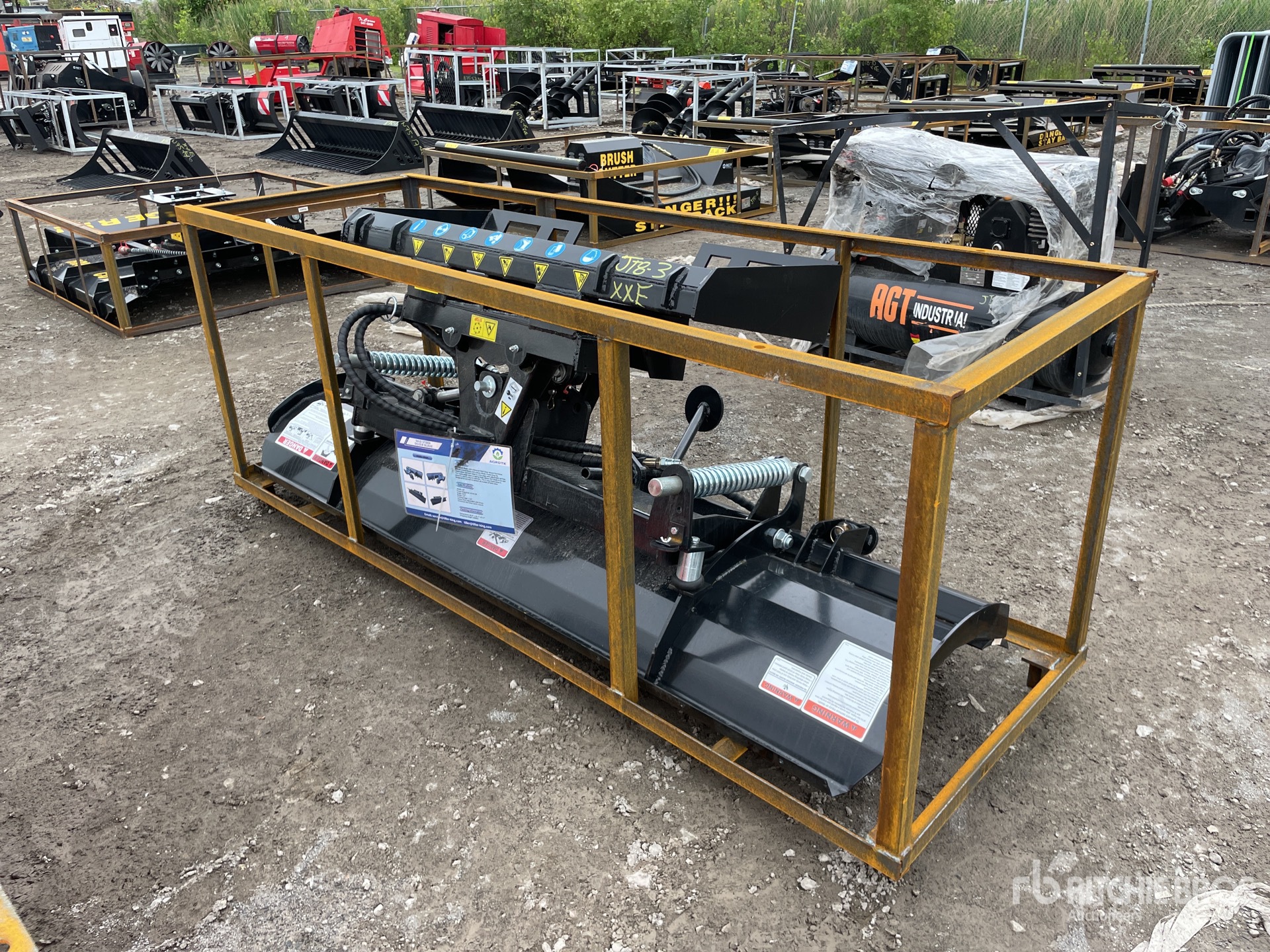 2024 Mower King SPA84 84 in Angle Skid Steer Dozer (Unused)
