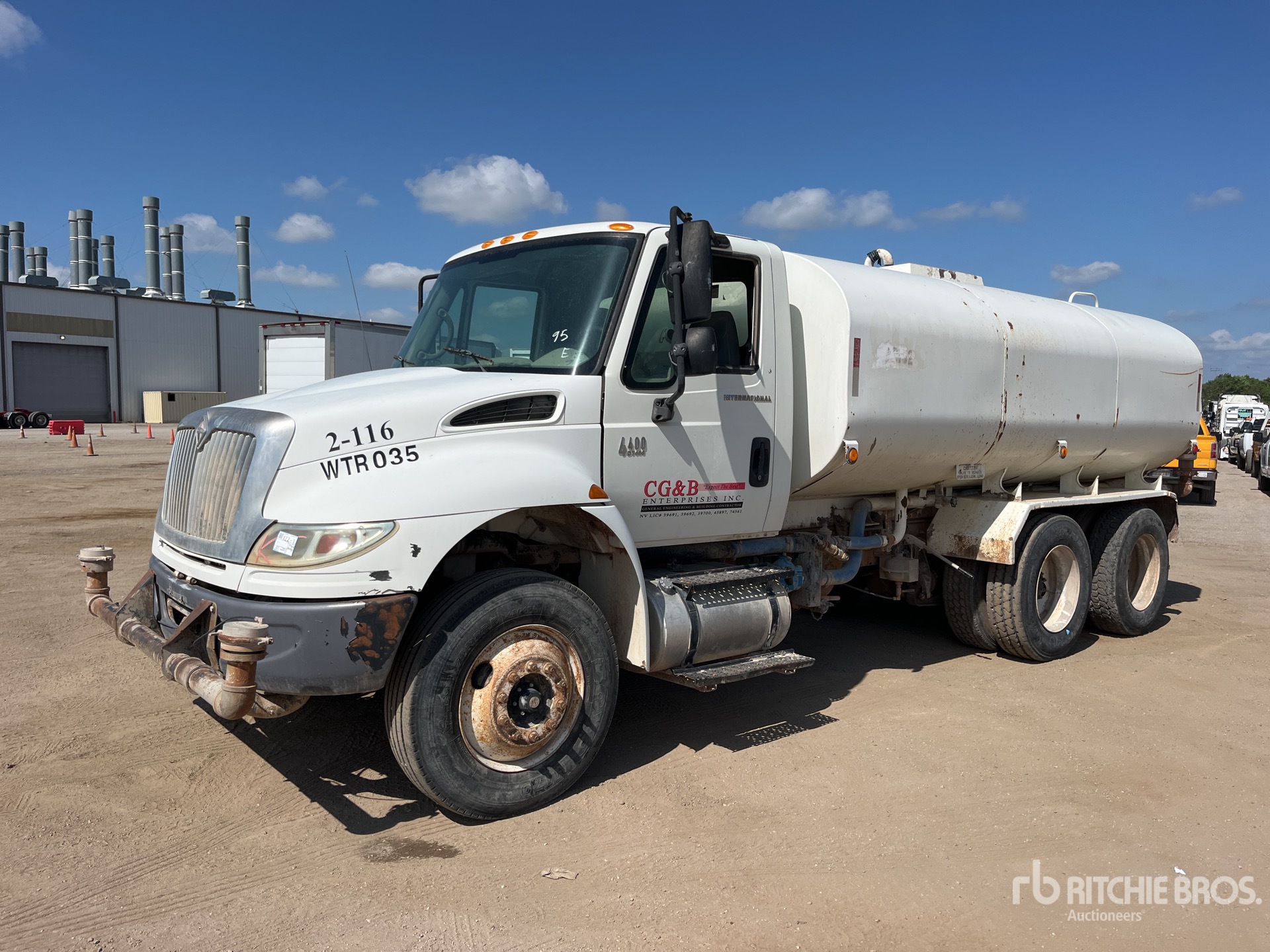 2008 International 4400SBA 6x4 Water Truck