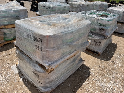 Quantity of (4) Pallets of High Tensile C3 15.5 80 Rod Barbed Wire (Unused)