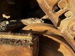 Undercarriage with Left Rear Idler