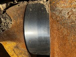 Undercarriage with Left Track Tensioner