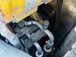 Engine with A/C Compressor