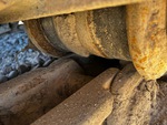 Undercarriage with Right Carrier Rollers