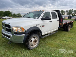 2012 Ram 5500 4x4 Crew Cab Flatbed Truck in Belleville, Michigan ...