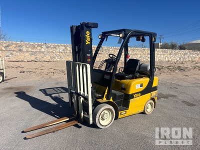 2017 Yale GLC050LXNDAE087 4650 lb Pneumatic Tire Forklift