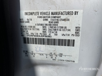 2018 Ford F-650 4x2 Tool Truck