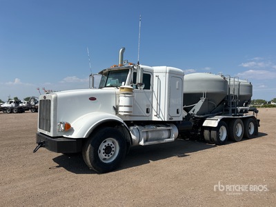 2009 Peterbilt 367 8x4 Sleeper Pneumatic Bulk Truck