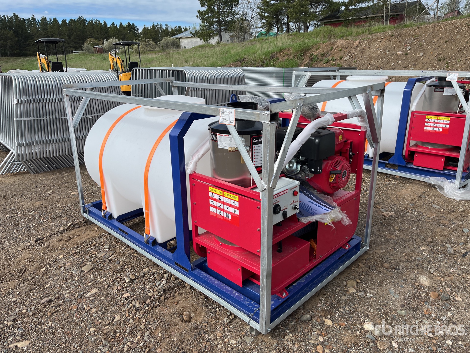 Can Industrial Skid Mounted Pressure Washer (Unused)