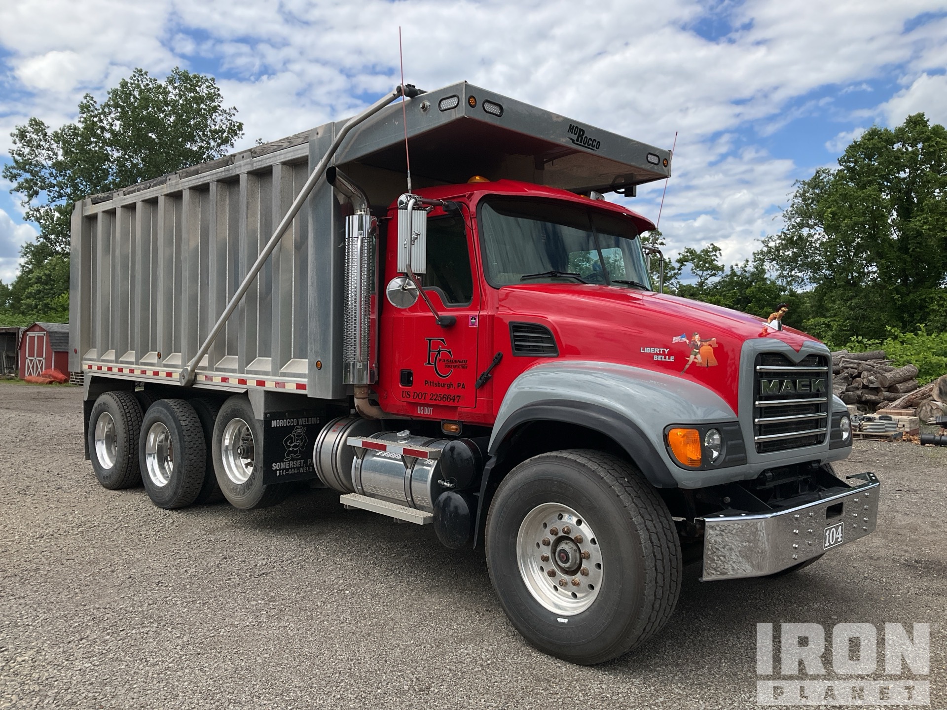 2003 Mack CV713 Granite 8x4 Tri/A Dump Truck in Pittsburgh