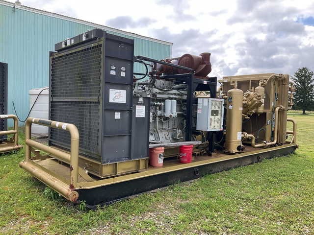 Gardner Denver 2 Stage Air Booster, Powered by Waukesha Natural Gas Engine