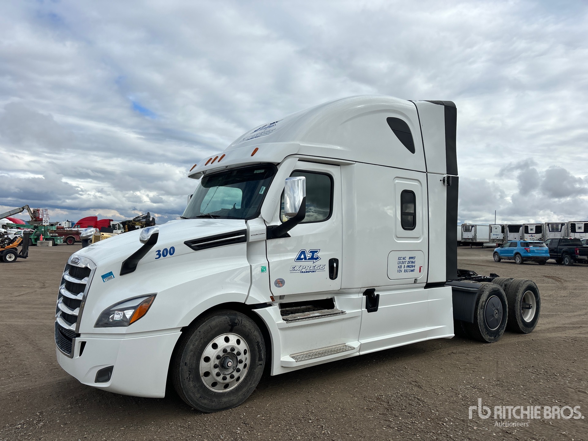 2024 Freightliner Cascadia 126 6x4 T/A Sleeper Truck Tractor (Inoperable)