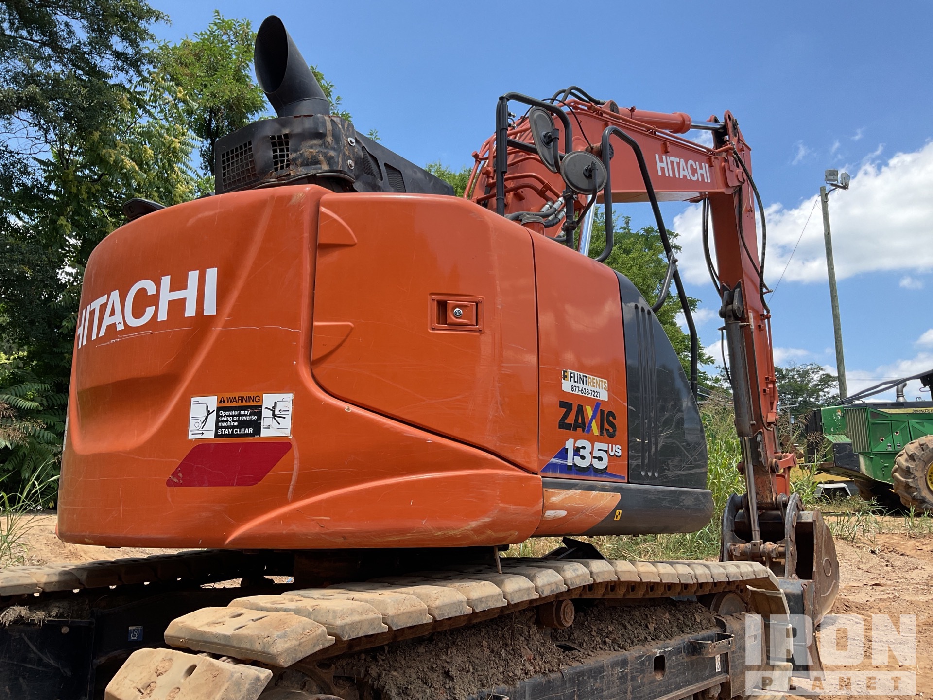 2021 Hitachi ZX135US-6 Tracked Excavator in Simpsonville