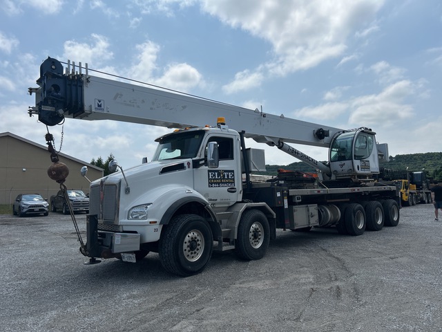 Manitex 50155 50 ton Straight Boom on 2020 Kenworth T880 10x6 Twin-Steer Boom Truck