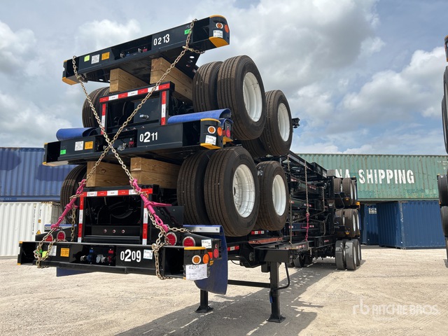 2025 Atro T/A Qty of (5) 20- 40 Ft Extendable Container Trailer (Unused ...