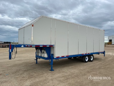 2008 Prime 'Manufacturing Inc. Produced Water Filtration System on T/A 29 ft Gooseneck Enclosed Trailer Divers