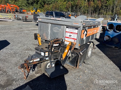 2013 New Heights RB4000 8 ft 7 in S/A Aluminum Lichte Kiepaanhanger