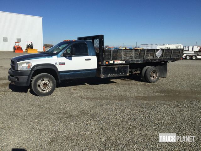 2008 Dodge Ram 5500 Flatbed Dump Truck In Dunnigan California