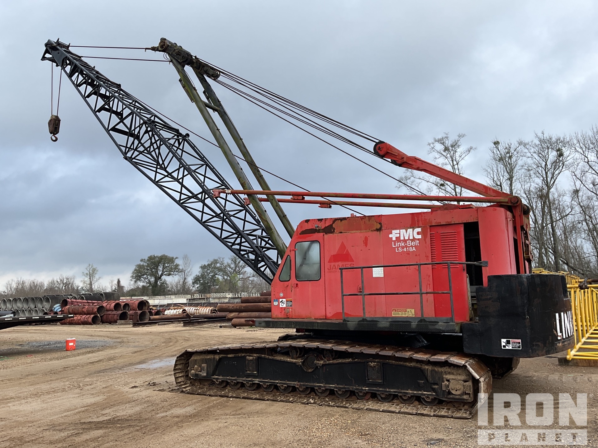 1978 FMC/Link-Belt LS-418A Lattice-Boom Crawler Crane in
