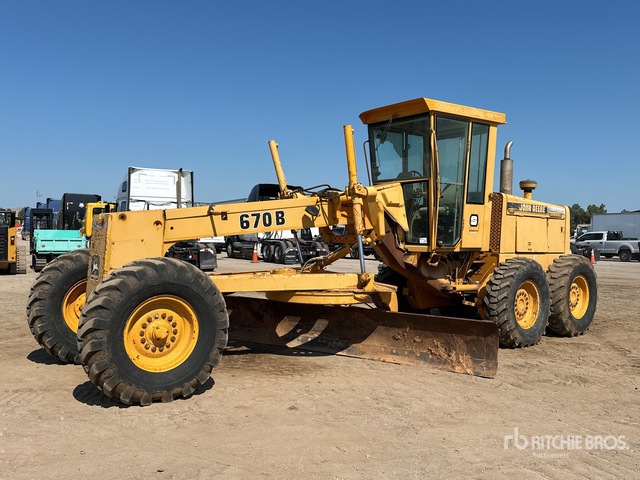 1988 John Deere 670B Motor Grader | Ritchie Bros. Auctioneers