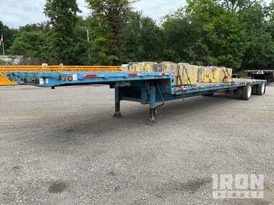 2000 Dynaweld 48 ft T/A Spread Axle Single Drop Przyczepa z pokładem schodkowym