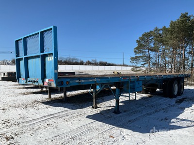 1963 Fruehauf 38 ft T/A Flatbed Trailer