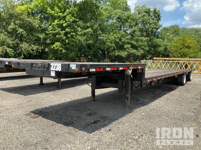 2008 Transcraft 48 ft T/A Spread Axle Single Drop Przyczepa z pokładem schodkowym