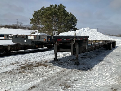 2008 Transcraft 48 ft T/A Spread Axle Single Drop Step Deck Trailer