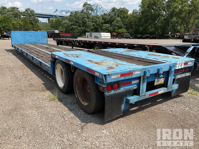 1990 Fontaine 48 ft Double Drop Step Deck Trailer in Dravosburg ...