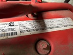 Engine with Emission Label