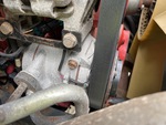 Engine with A/C Compressor