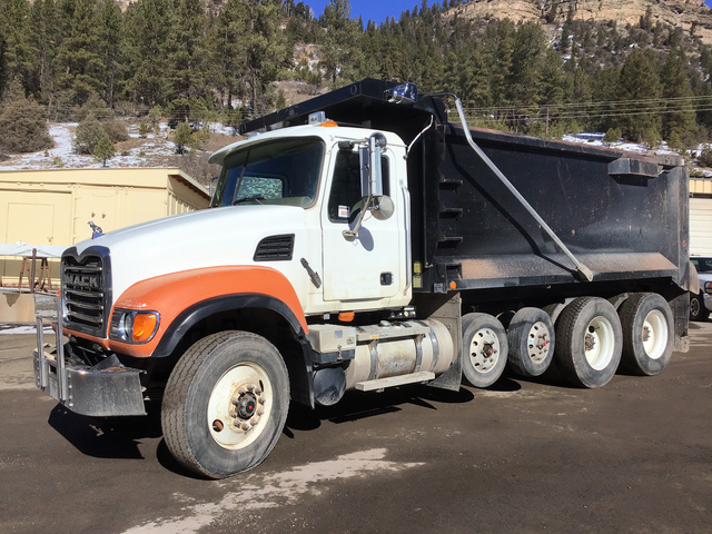 Dump Trucks For Ironplanet 2005 Mack Cv713 Quad A Dump Truck