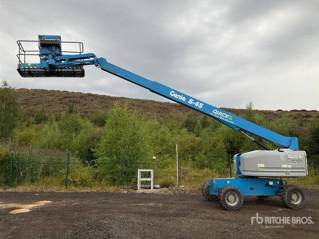 2016 Genie S-45 4WD Diesel Telescopic Boom Lift | Ritchie Bros. Auctioneers