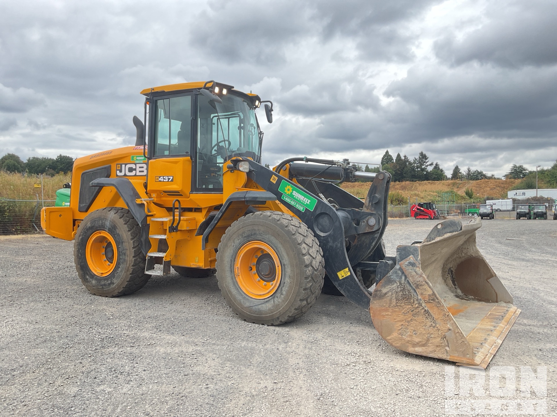 2019 JCB 437 ZX T4F Wheel Loader in Portland, Oregon, United