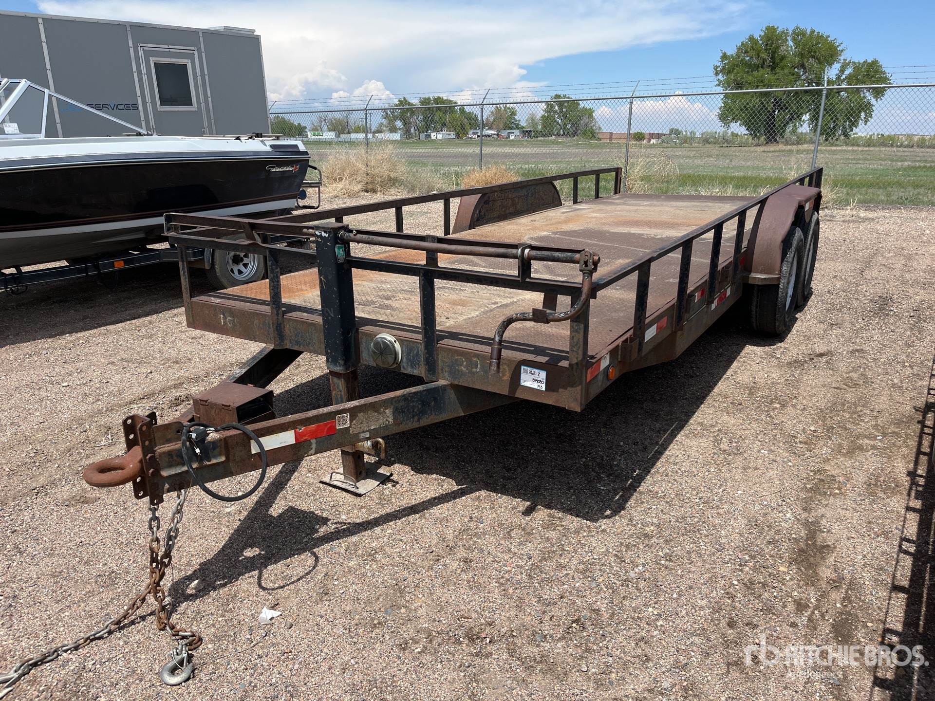 1999 TMMF 20 ft T/A Equipment Trailer