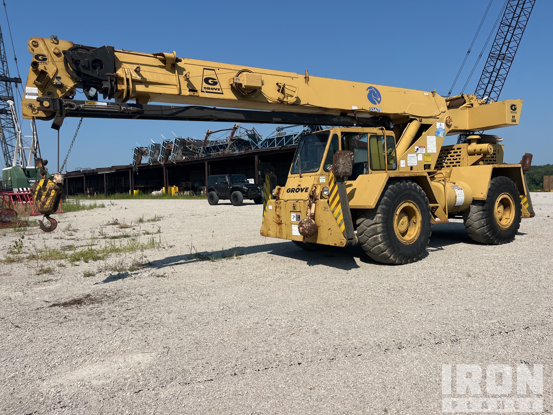 1989 Grove RT58-C 36000 lb 4x4x4 Rough Terrain Crane in St