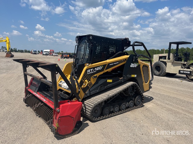 2022 ASV RT 120F High Flow Forestry Mulcher Compact Track Loader ...