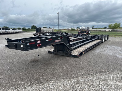 1989 Talbert LBT-009-04 60 ton Quad/A Removable Gooseneck Lowboy Trailer